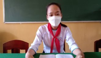 Em Trầm Thị Ngọc Giàu – Học sinh lớp 9/1 Trường THCS TT Định An – Gương điển hình học sinh nghèo vượt khó
