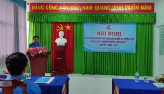 Trà cú tổ chức Hội nghị sơ kết hai năm rưỡi thực hiện Nghị quyết Đại hội đại biểu Hội LHTN Việt Nam huyện Trà Cú lần thứ VI, nhiệm kỳ 2019 – 2024