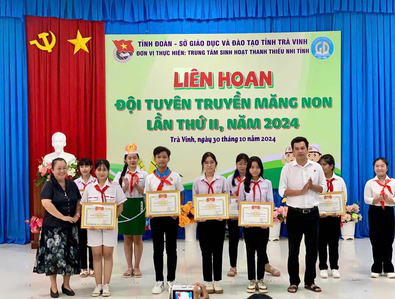 TRÀ CÚ: THAM GIA LIÊN HOAN ĐỘI TUYÊN TRUYỀN MĂNG NON LẦN THỨ II NĂM 2024