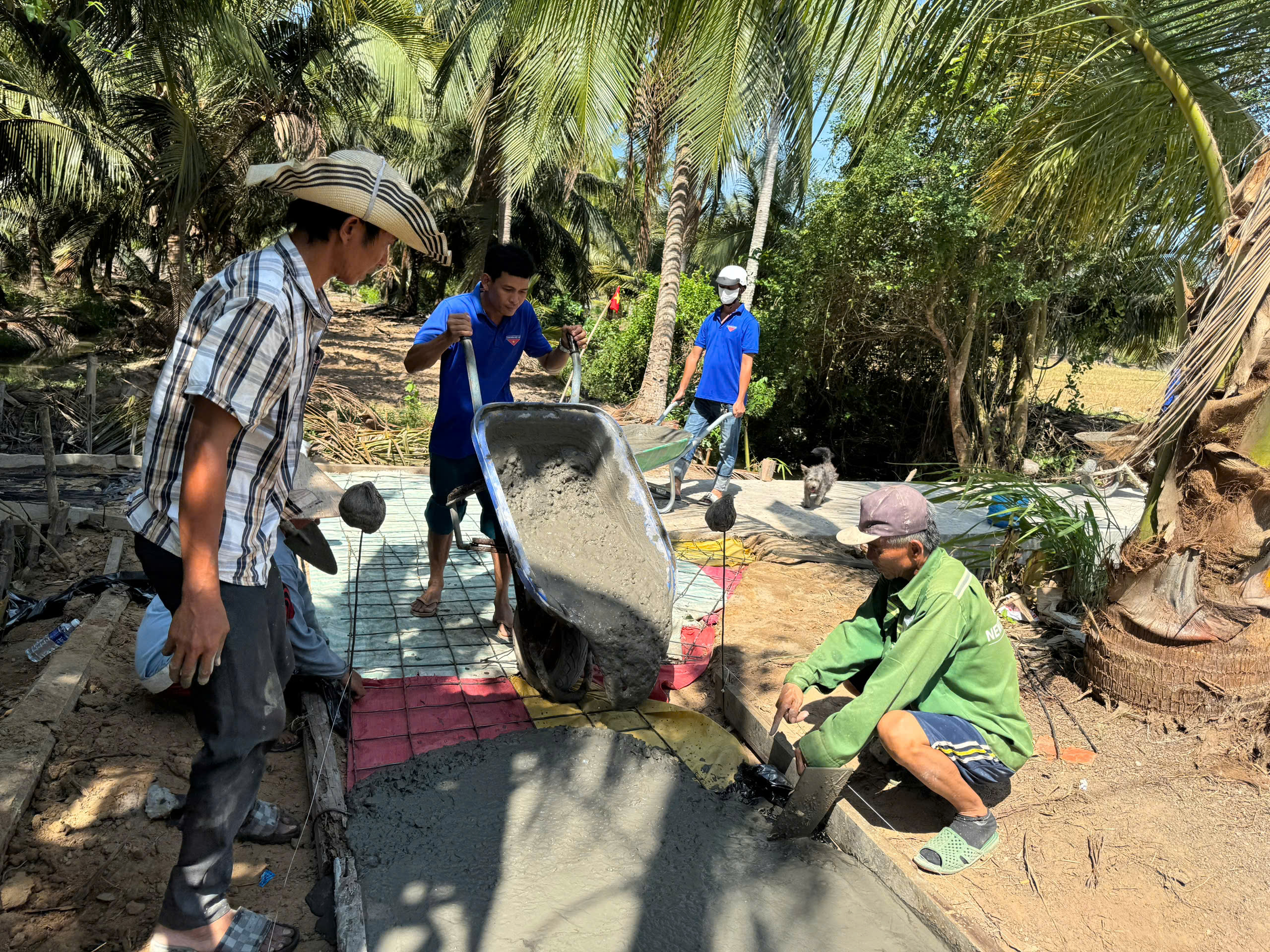 TRÀ CÚ: XÂY DỰNG MỚI ĐƯỜNG GIAO THÔNG NÔNG THÔN TRONG CHIẾN DỊCH TNTN HÈ NĂM 2025